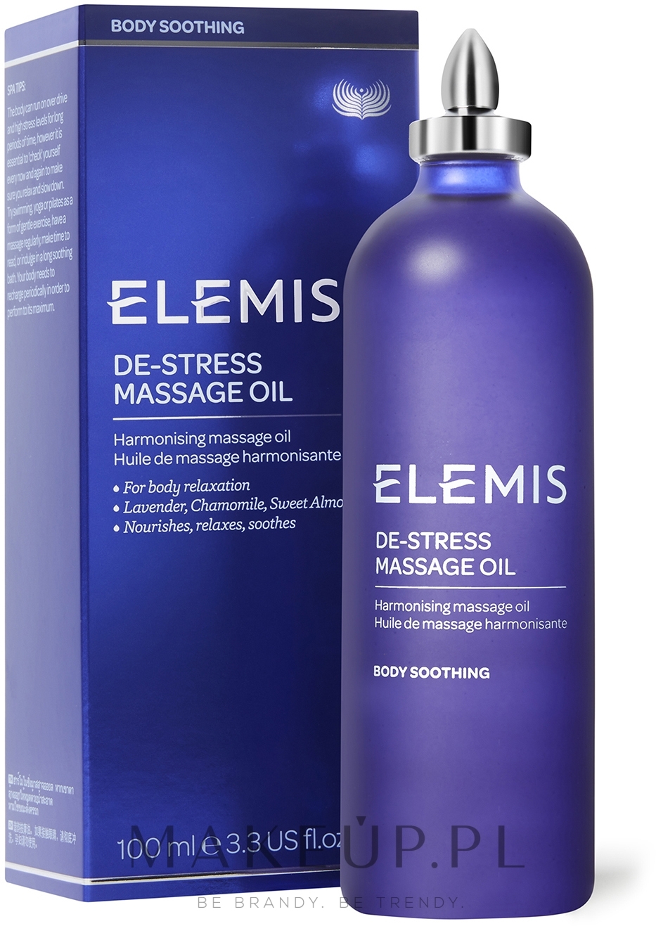 Olejek do masażu antystresowego - Elemis De-Stress Massage Oil — Zdjęcie 100 ml