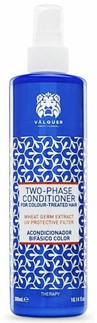 Dwufazowa odżywka w sprayu do włosów zniszczonych farbowaniem - Valquer Two-Phase Conditioner For Colour-Treated Hair — Zdjęcie N1