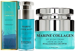 Kup Zestaw - ErthSkin London Marine Collagen (d/cr/50ml + serum/30ml)