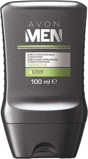 Łagodny nawilżający balsam po goleniu 2 w 1 - Avon Men