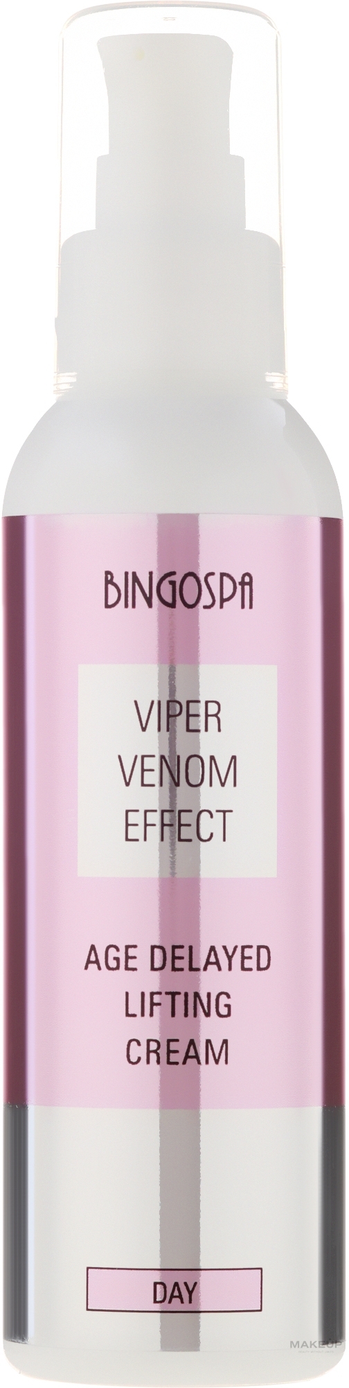 PRZECENA! Liftingujący krem przeciwstarzeniowy do twarzy - Bingospa Viper Venom Effect Lifting Cream * — Zdjęcie 135 g