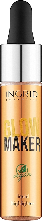 Rozświetlacz w płynie - Ingrid Cosmetics Glow Maker Bali Vegan Highlighter  — Zdjęcie N1