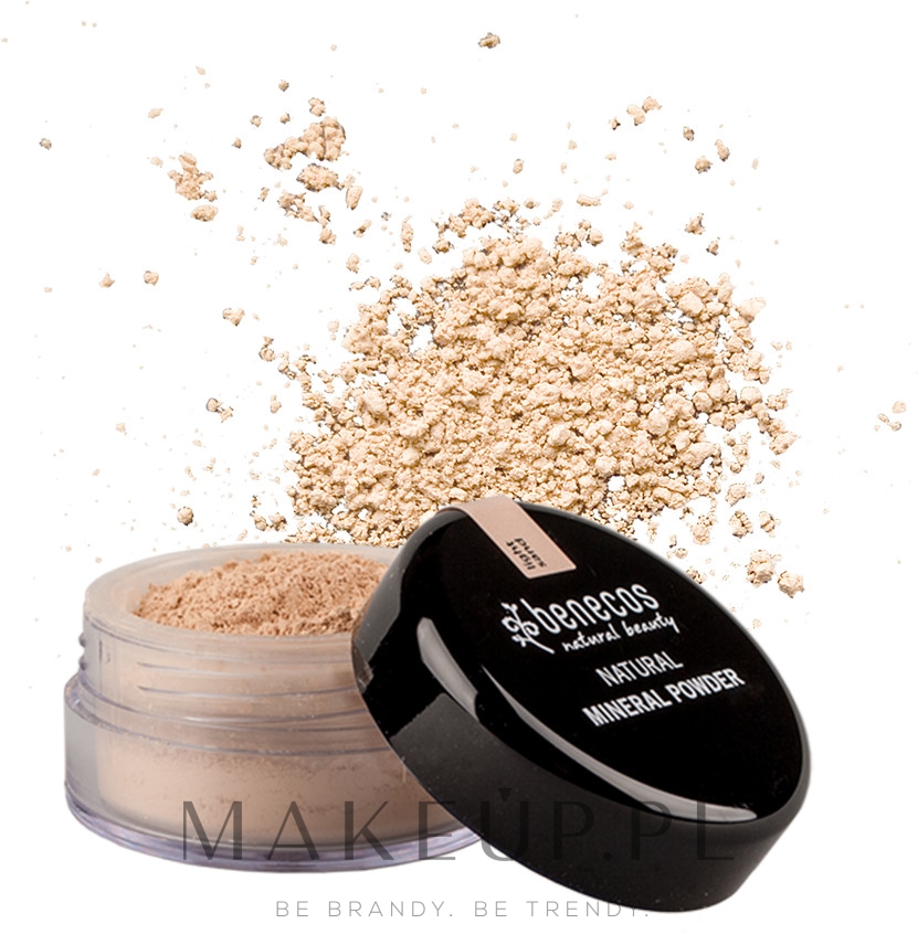 Naturalny puder mineralny - Benecos Natural Mineral Powder — Zdjęcie Light Sand