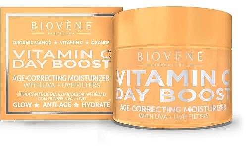 Przeciwzmarszczkowy krem nawilżający do twarzy z witaminą C - Biovene Vitamin C Day Boost Age-correcting Moisturizer — Zdjęcie N2