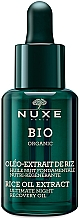 Olejek do twarzy na noc - Nuxe Bio Organic Ultimate Night Recovery Oil — Zdjęcie N2