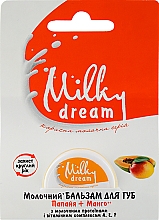 Balsam do ust Papaja + Mango - Milky Dream — Zdjęcie N2