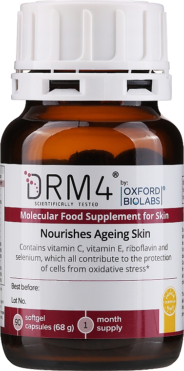 Molekularny suplement diety na poprawę skóry - Oxford Biolabs DRM4 — Zdjęcie N1