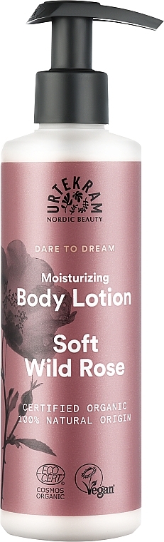 Balsam do ciała z witaminą C - Urtekram Soft Wild Rose Body Lotion — Zdjęcie N1