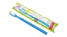 PRZECENA! Miękka szczoteczka do zębów z wymienną główką, niebieska - Lamazuna Toothbrush * — Zdjęcie N1