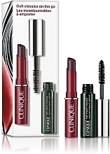 Zestaw - Clinique Cult Classics On The Go (lip/balm/1.2g + mascara/3.5ml) — Zdjęcie N1