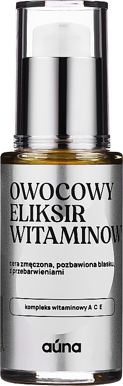 WYPRZEDAŻ Witaminowy eliksir do twarzy - Auna Vegan * — Zdjęcie N1