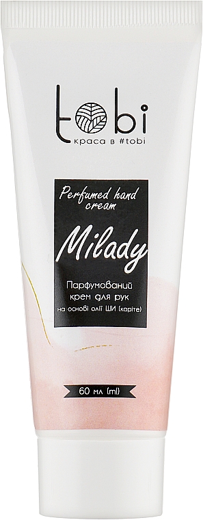 Perfumowany krem do rąk - Tobi Milady Perfumed Hand Cream — Zdjęcie N1