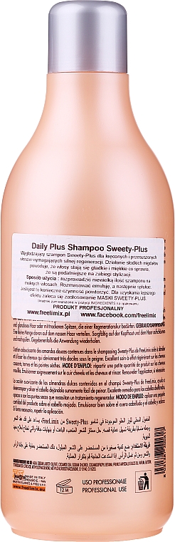 Odżywczy szampon do włosów kręconych i splątanych - Freelimix Daily Plus Shampoo — Zdjęcie N2