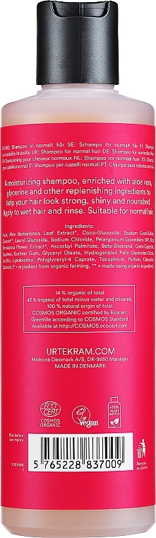 Organiczny szampon do włosów normalnych Róża - Urtekram Rose Shampoo Normal Hair — Zdjęcie N2