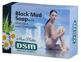 Mydło kosmetyczne Czarne błoto, aloes i rumianek - Mon Platin DSM Black Mud Soap — Zdjęcie N1