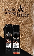 Zestaw - Gliss Ultimate Repair Lovable & Strong Hair (shm/250ml + h/cond/200ml) — Zdjęcie N1