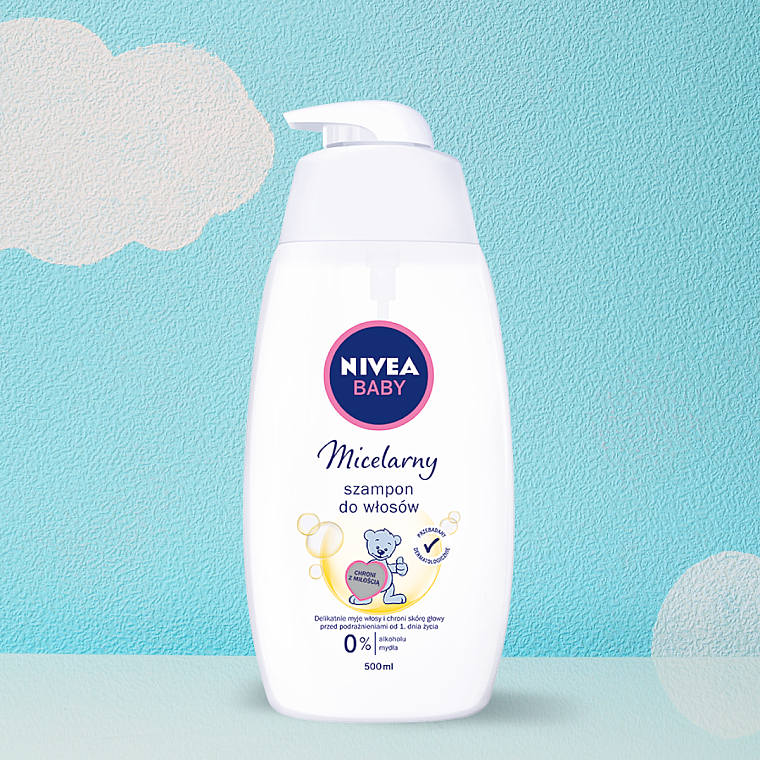 Delikatny szampon micelarny dla dzieci - NIVEA BABY Micellar Mild Shampoo — Zdjęcie N3