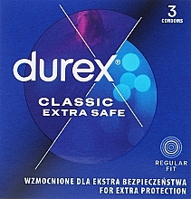 Prezerwatywy Extra safe, 3 szt. - Durex Extra Safe — Zdjęcie N1