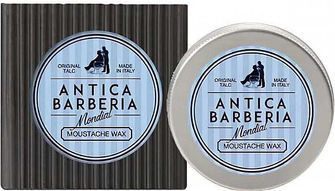 Wosk do wąsów - Mondial Antica Barberia Original Talc Moustache Wax — Zdjęcie N1