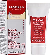 Krem do delikatnej pielęgnacji bardzo suchej skóry rąk, w opakowaniu - Mavala Mava+ Extreme Care for Hands — Zdjęcie N2