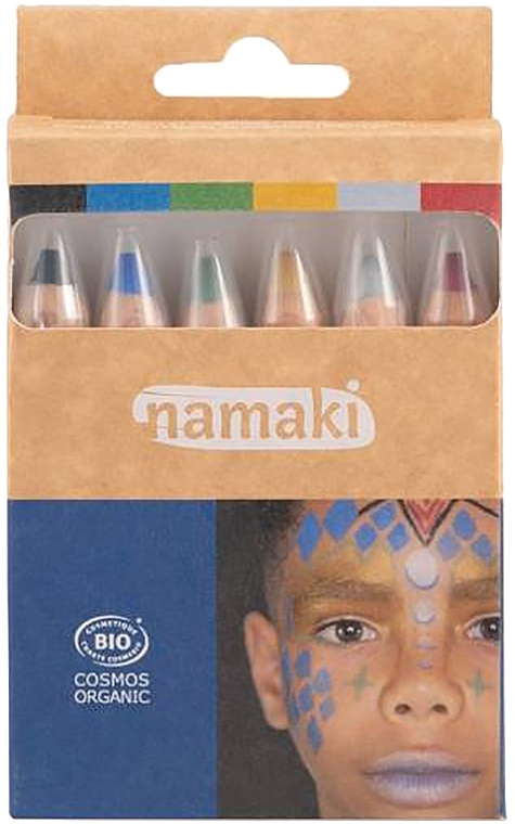 Zestaw kredek do malowania twarzy - Namaki Set Intergalactic Worlds Skin Colour Pencils (f/paint/6x2,1g) — Zdjęcie N1