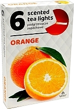 Podgrzewacze zapachowe tealight Pomarańcza, 6 szt. - Admit Scented Tea Light Orange — Zdjęcie N1