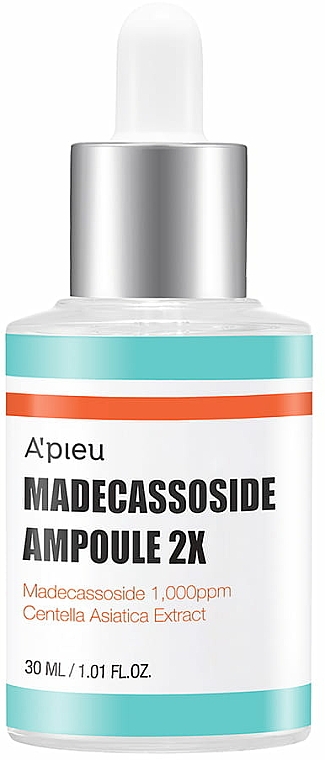 Ampułka do twarzy z madekasozydem i wąkrotą azjatycką - A'pieu Madecassoside Ampoule 2X — Zdjęcie N1
