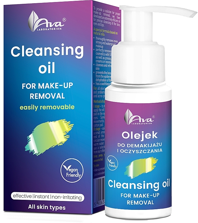 Olejek do oczyszczania i demakijażu - Ava Laboratorium Make-up Removal Cleansing Oil — Zdjęcie N1