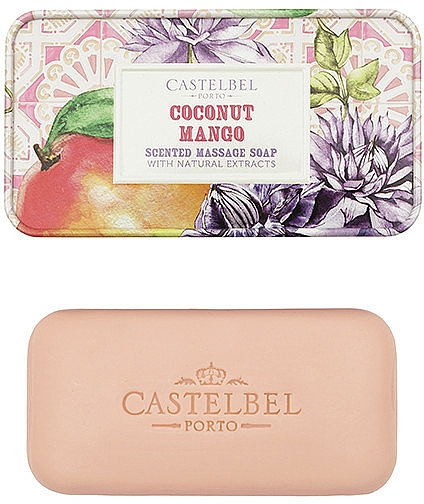 Mydło w kostce - Castelbel Smoothies Coconut Mango Soap — Zdjęcie N1