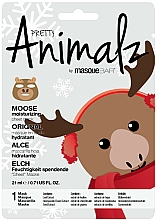 Kup Nawilżająca maseczka do twarzy w płachcie - masqueBar Animalz Moose Holiday Mask
