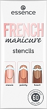 Paski do manikiuru francuskiego - Essence French Manicure Stencils — Zdjęcie N1