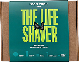 Zestaw, 5 produktów - Men Rock Ultimate Classic Shaving Gift Set Sicilian Lime — Zdjęcie N3