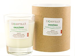 Kup Świeca do pielęgnacji ciała, masażu i aromaterapii Orzeźwia Rozmaryn i trawa cytrynowa - Biosensual Rosemary & Lemon Grass