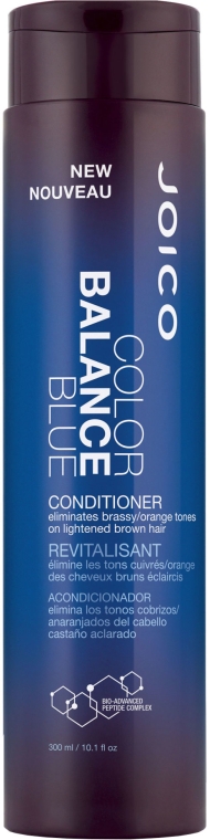 Odżywka do włosów w odcieniach jasnego brązu neutralizująca żółte tony - Joico Color Balance Blue Conditioner — Zdjęcie N2