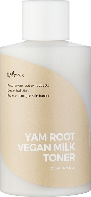 Nawilżający tonik z korzeniem dzikiego pochrzynu - IsNtree Yam Root Vegan Milk Toner — Zdjęcie N1