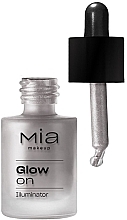 Kup Rozświetlacz w plynie do twarzy - Mia Makeup Glow On Illuminator