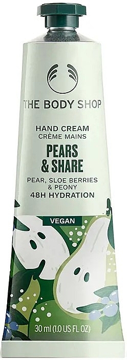 Gruszkowy krem do rąk - The Body Shop Pears & Share Hand Cream — Zdjęcie N1