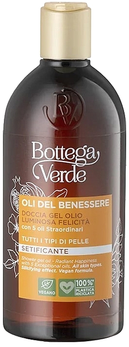 Olejek-żel pod prysznic z 5 wyjątkowymi olejkami - Bottega Verde Oli Del Benessere Shower Gel Oil — Zdjęcie N1