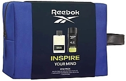 Reebok Inspire Your Mind - Zestaw (edt/100ml + sh/gel/250ml + bag/1pcs) — Zdjęcie N1