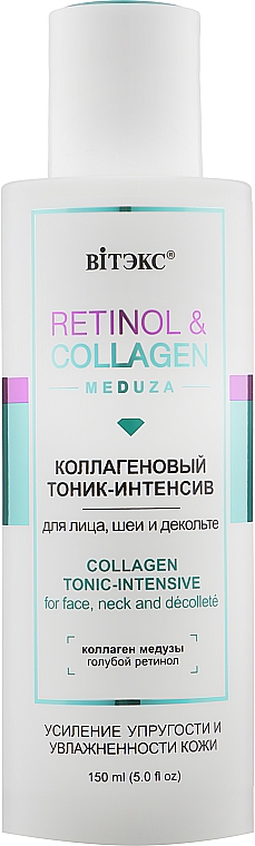 Intensywny tonik kolagenowy do twarzy, szyi i dekoltu - Vitex Retinol & Collagen Meduza
