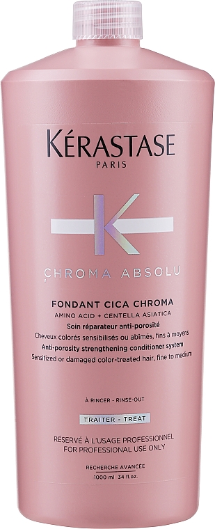 Wzmacniająca odżywka do włosów farbowanych - Kérastase Chroma Absolu Fondant Cica Chroma — Zdjęcie N2