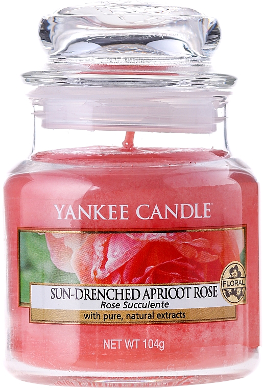 Świeca zapachowa w słoiku - Yankee Candle Sun-Drenched Apricot Rose — Zdjęcie N1