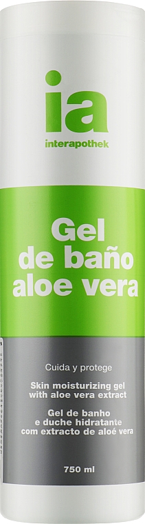 Odświeżający żel pod prysznic z ekstraktem z aloesu - Interapothek Gel De Bano Aloe Vera — Zdjęcie N3