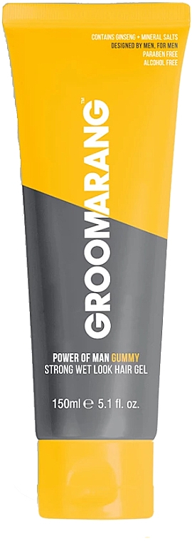Żel do stylizacji włosów - Groomarang Power Of Man Gummy Strong Wet Look Hair Gel — Zdjęcie N1