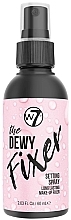 Spray utrwalający makijaż - W7 The Dewy Fixer Setting Spray — Zdjęcie N1