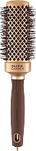 Szczotka termiczna, 40 mm - Olivia Garden Expert Blowout Straight Wavy Bristles Gold & Brown — Zdjęcie N1
