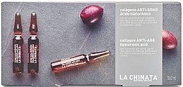 Kup Ampułki kolagenowe, przeciwstarzeniowe z kwasem hialuronowym - La Chinata Hyaluronic Acid Anti-Aging Collagen Ampoules