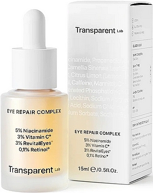 Serum na noc na okolice oczu - Transparent Lab Eye Repair Complex
