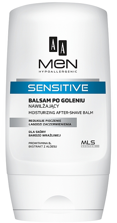 Nawilżający balsam po goleniu do skóry bardzo wrażliwej - AA Men Sensitive — Zdjęcie N2