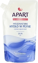 Mydło w płynie Lilia - Apart Natural Floral Care Lily Liquid Soap (doy-pack) — Zdjęcie N1